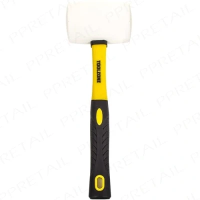 Image of 32oz Large White Non Marking Rubber Hammer/Mallet