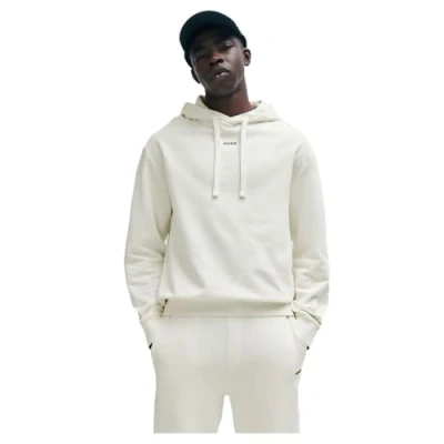 Image of HUGO DAPO Hoodie, Men&#039;s, Size: Small, Open white