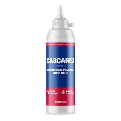 Image of Cascamite Cascarez Wood Adhesive Glue Fast Grab Liquid Resin Polymer, Water Resistant, Strong Bond, Used for General Woodworking Applications 125ml