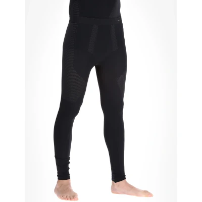Image of FALKE Men&#039;s Warm Long M TI Functional Yarn Quick Dry 1 Piece Base Layer Bottom, Black (Black 3000) new eco friendly, XL