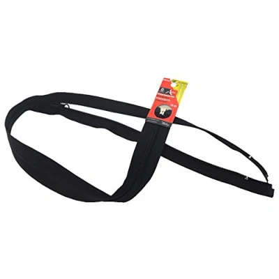 Image of Ozelaplus 70cm Black Zip with Metal Teeth and Auto Lock