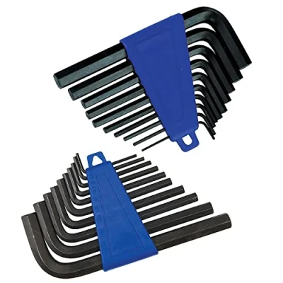 Image of Dapetz ® 20pc Imperial &amp; Metric Hex Allen Key Wrench Folding Set with Small Large Sizes, CRV Steel Keys for Furniture Assembly Bike Maintenance Disassemble and Install Cars