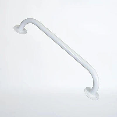 Image of NRS Healthcare Round Flange Steel Grab Rail 455 mm 18 inch White
