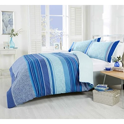 Image of Rapport Home Havana Teal Kingsize Duvet Cover Set