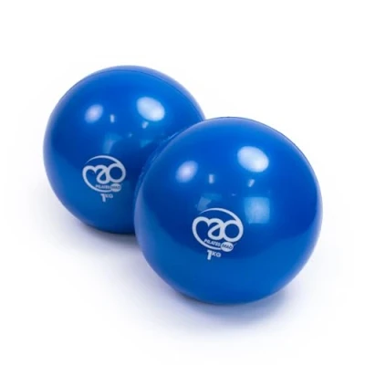Image of Fitness Mad Soft Weights, Weighted Toning Balls, Pilates Training Pair, 3 Weights Available 0.5 kg / 1 1.5 (Pair)