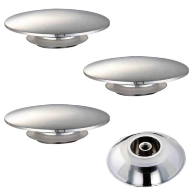 Image of 3PCS Bathroom Sink Push Button Replacement Parts Basin Drain Stopper 66mm