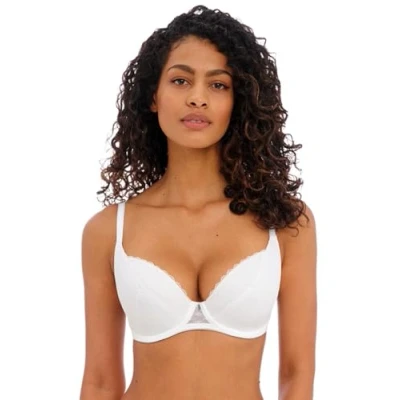 Image of Freya Signature Padded Plunge Bra White 28FF