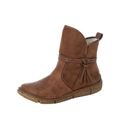Image of Rieker Women&#039;s Z3772 Ankle Boots, Brown (nuss Antik/reh 22), 3.5 UK