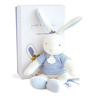 Image of Doudou et Compagnie Matelot DC3517 Rabbit Puppet Blue