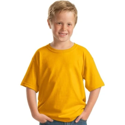 Image of Gildan Childrens Heavy T Shirt Gold M