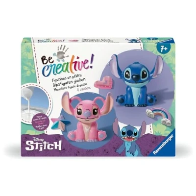 Image of Ravensburger 23877 BeCreative Craft Set Plaster Casting Stitch, DIY for Children from 7 Years, Stitch Gifts