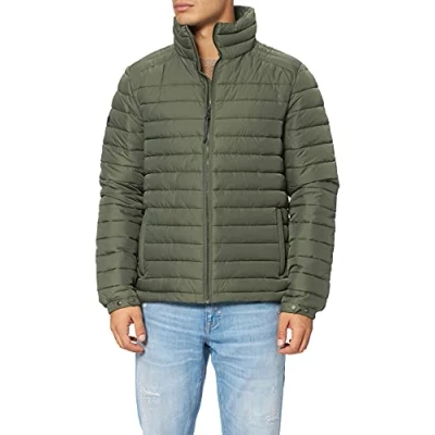 Image of Superdry Men&#039;s Studios Non Hooded Fuji Jacket, Thyme, M