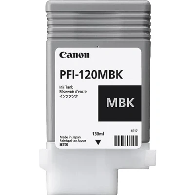 Image of Canon PFI120MBK Suitable for IPF TM200 Matte Black Ink 2884C001 130ml