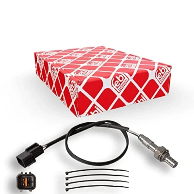 Image of 392102B310 Lambda sensor FEBI BILSTEIN 107593 Front Heated 4 KIA: cee‘d II Hatchback, RIO 3, Soul I, HYUNDAI: i20 I i30 Hatchback
