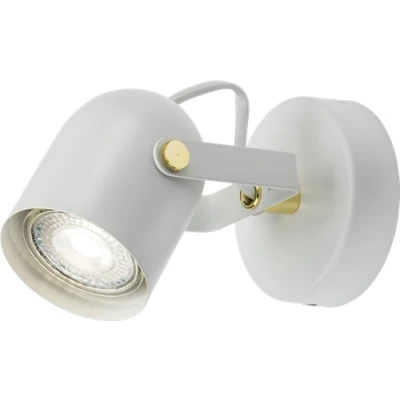 Image of KnightsBridge 230V GU10 Single Spotlight Matt White