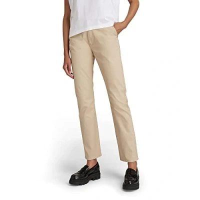 Image of G Star Women&#039;s Slim Chino, Beige (westpoint khaki D21371 C072 C531), 26W / 32L