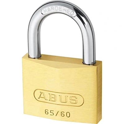 Image of ABUS 08753 Brass Padlock with 601 Alike Keyed