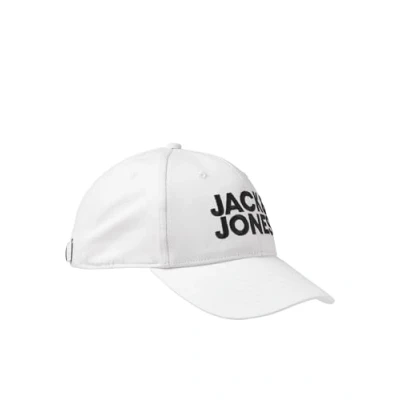 Image of JACK &amp; JONES Baseball Cap Cap, White, One Size