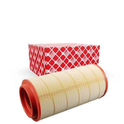 Image of 81084050029 Air Filter FEBI BILSTEIN 174841 533mm 251mm Insert with seal MAN: TGA