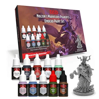 Image of The Army Painter D&amp;D: Undead Paint Set Nolzur&#039;s Marvelous Pigments Miniature Painting Kit with Acererak