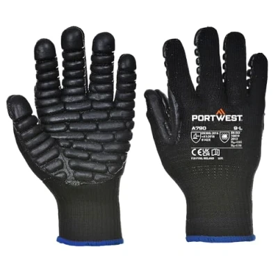 Image of Anti Vibration Glove (Black) Large