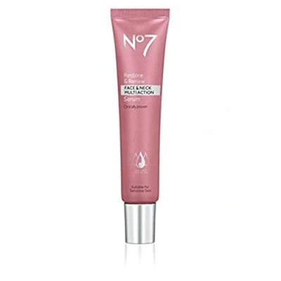 Image of No7 Restore &amp; Renew Face Neck MULTI ACTION Serum 30ml