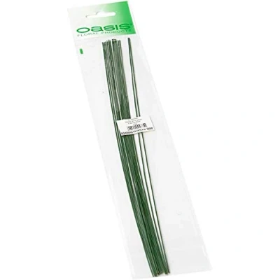 Image of Pre Packed Stub Wire Green 30cm x 1.0mm 25g