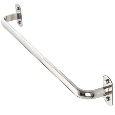 Image of Stainless Steel Towel Bar Rail 70 cm / 80 cm, Wall Bath Holder Rack for Kitchen and Bathroom Screws Mounting Polished Finish (Size : 80CM)