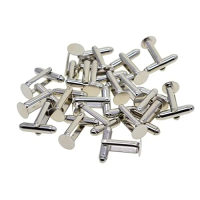 Image of Perfeclan Packs of 20 pieces Blank Cuff Setting Base Pad Cabochon Jewelry Making *17 x 8 mm(x 0.67 0.31 inch)