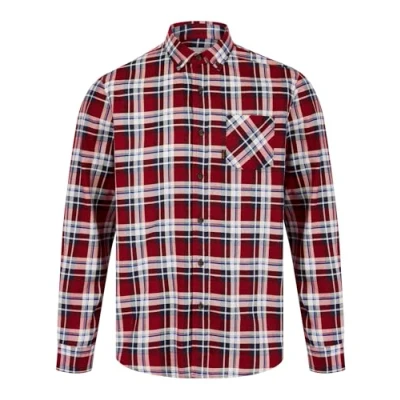 Image of Tokyo Laundry Men&#039;s Checked Cotton Flannel Shirt