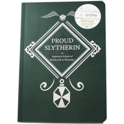 Image of Harry Potter Half Moon Bay A5 Soft Notebook Proud Slytherin Merchandise Journal Merch