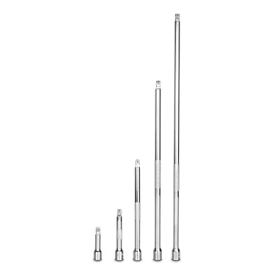Image of Capri Tools 1/4 Inch Drive Wobble Extension Bar Set, 5 Piece
