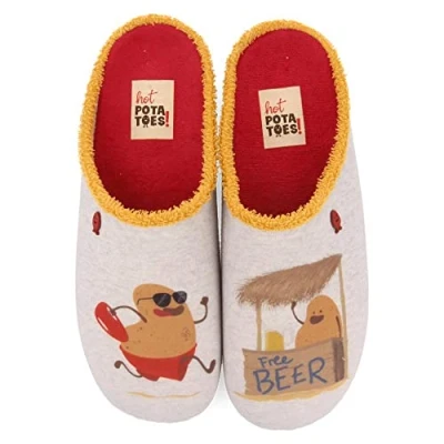 Image of Gioseppo Hot Potatoes Men&#039;s BINASCO Slipper, Gris, 10 UK