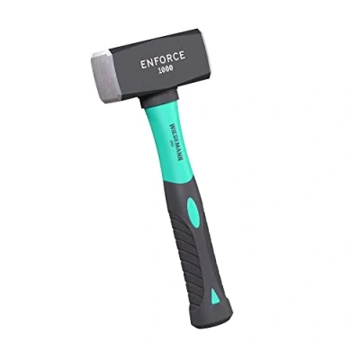 Image of Club Hammer 1000 Grams with 2K fibreglass Handle from WIESEMANN 1893 Enforce Series Forged and Induction Hardened Head 80539