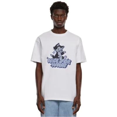 Image of Upscale by Mister Tee NICE FOR WHAT Heavy Print Tshirt, Men&#039;s, Size: Large, White