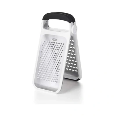Image of OXO 11216000 Good Grips Etched Two Fold Grater, Stainless Steel, One Size