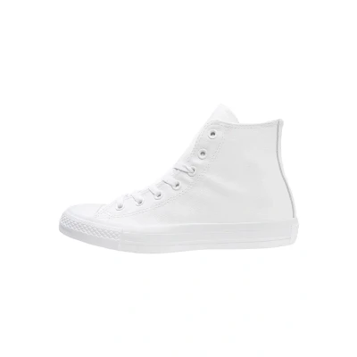 Image of Converse Chuck Taylor ALL STAR HI Hightop trainers, Size: 4, Blanc Leather