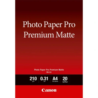 Image of Canon 8657B005 Pro Premium PM 101 Smooth Matte Photo Paper 310 Micron A4 (210 x 297 mm) 210 g/