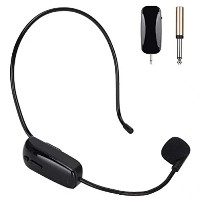 Image of Sutinna UHF Wireless Microphone Headset, Headset Mic System 50M Range for Teaching Meeting Tour Guide