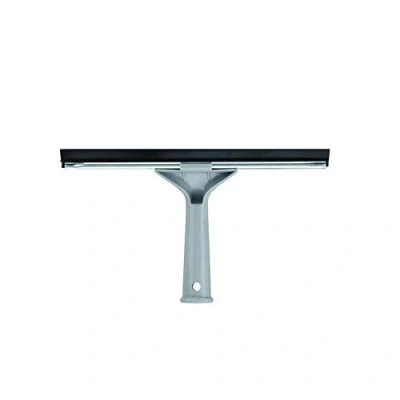 Image of Elliott Multi Purpose Window squeegee perfect for streak free cleaning on Windows, shower screens, cars and mirrors, Aluminium frame housing a 25cm rubber with an ergonomic Grey Handle.