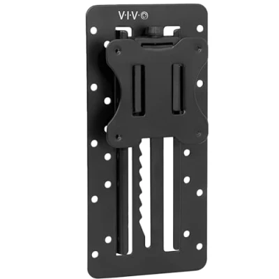 Image of VIVO Height Adjustable VESA Adapter for Single 13 to 27 inch Monitor, Accessory Bracket Kit Individual Screen, Black, Stand VAD3