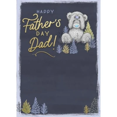 Image of Me To You Bear Dad Making Heart Shape Father&#039;s Day Card