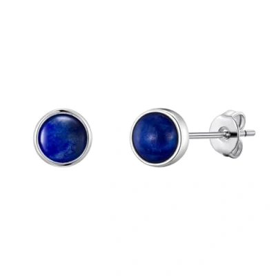 Image of Philip Jones Lapis Stud Earrings