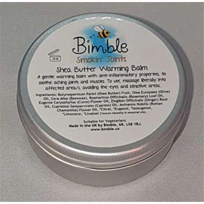 Image of Bimble Aromatherapy Smokin&#039; Joints Warming Shea Butter Balm (50ml)