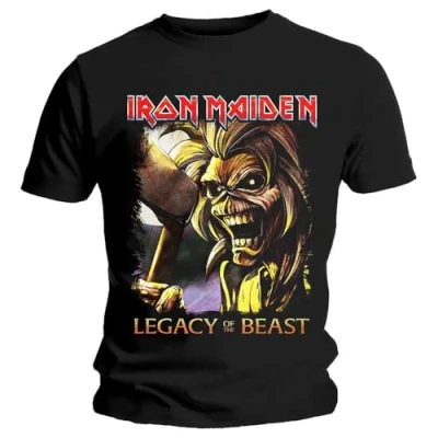 Image of Rock Off officially licensed products Iron Maiden Legacy Killers T Shirt XL Black