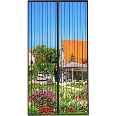 Image of MYCARBON Fly Screen Door Keep Insects Out Mosquito Without Drilling Top to Bottom Seal Automatically, Away from Mosquitoes Curtain for Balcony Sliding Doors Living Room 100 * 220cm