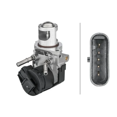 Image of 11717805447, 11717810871, 7805447, 7810871 EGR valve HELLA 6NU 014 864 681 Electric with seal BMW: 5 Saloon, 3 Touring, Touring