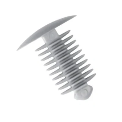 Image of 100x Universal Grey Car Panel Trim Clips x100 9 10mm hole 18mm head