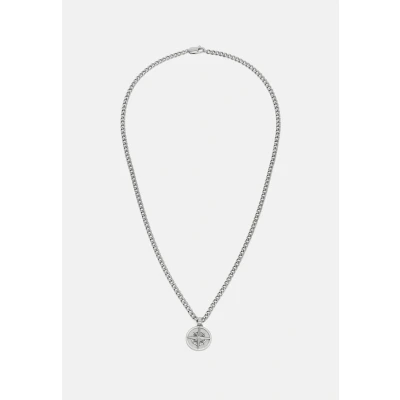 Image of BOSS North Necklace Silver coloured, Men&#039;s, Size: One Size, coloured