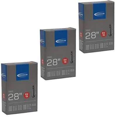 Image of Schwalbe 700 x 18 28c Road Bike Inner Tubes Presta 40mm Long Valve (Set of 3)